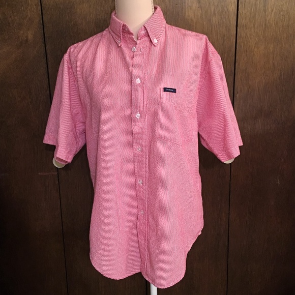 Ivy Crew Other - Men's Medium Red & Wht Ivy Crew Seersucker Shirt